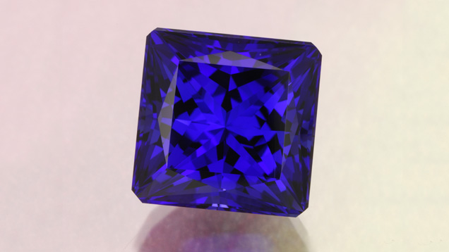 37.07-carat Tanzanite