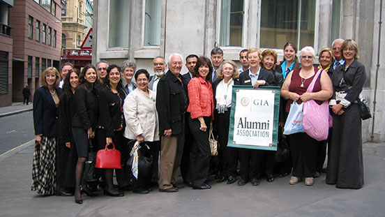 The GIA Alumni Association has an active London chapter that encourages lifelong relationships, provides opportunities for continuing education, and fosters networking in the gem and jewelry industry. The GIA Alumni Association has an active London chapter that encourages lifelong relationships, provides opportunities for continuing education, and fosters networking in the gem and jewelry industry.