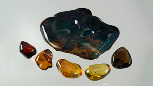 Color can be an important quality factor for amber Color can be an important quality factor for amber