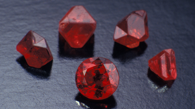 Fashioned and Rough Spinel Fashioned and Rough Spinel