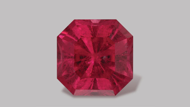 Striking Tourmaline. A mine in California’s San Diego County produced this striking tourmaline. - Courtesy Bill and Jeanne Larson