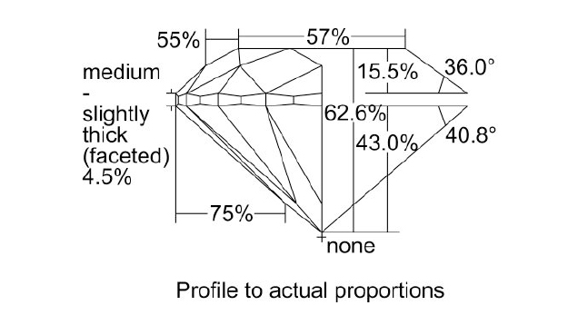 Profile to actual proportions 2