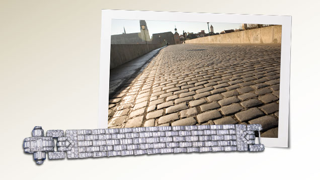 カルティエのCobblestone Road （石畳の道）モデルのブレスレット