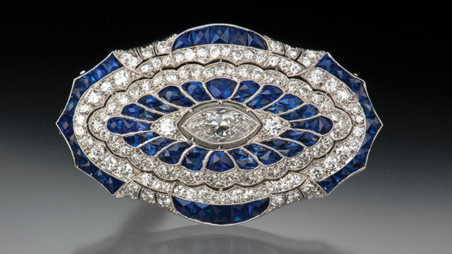 Art Deco Diamond Brooch Art Deco Diamond Brooch