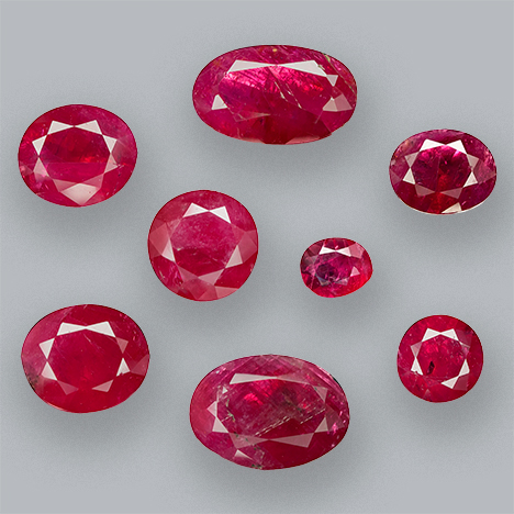 Rubies reportedly from Pokot, Kenya Rubies reportedly from Pokot, Kenya