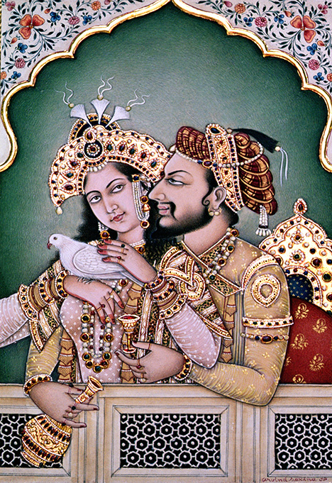 Painting of Shah Jahan and Mumtaz Mahal Painting of Shah Jahan and Mumtaz Mahal