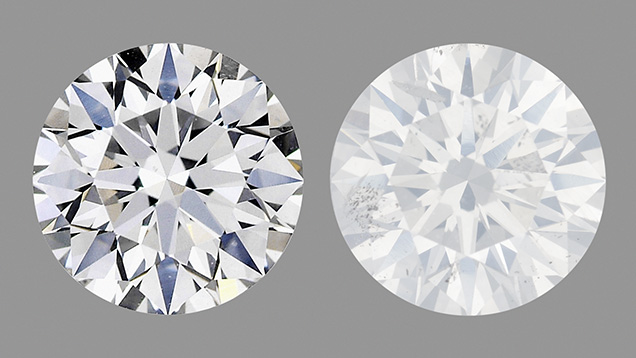 FA19-Magana-Fig-3AB247015-636px.jpg. Comparison of a colorless diamond and a Fancy white diamond