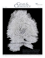 Gems & Gemology, Fall 2024, Vol. 60, No. 3 Gems & Gemology, Fall 2024, Vol. 60, No. 3