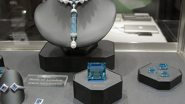 Square-cut aquamarine Square-cut aquamarine