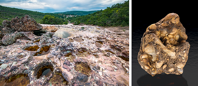 Diamond conglomerates found in Brazil Diamond conglomerates found in Brazil