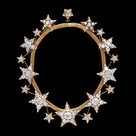 Necklace with “Old Mine” cut Brazilian diamonds Necklace with “Old Mine” cut Brazilian diamonds