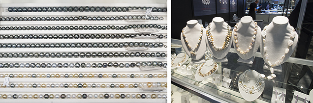 The increasing popularity of cultured pearls with unusual color and size combinations The increasing popularity of cultured pearls with unusual color and size combinations