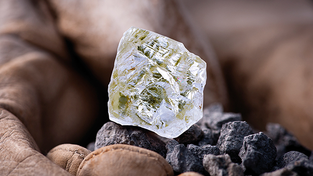 Diavik Foxfire rough diamond Diavik Foxfire rough diamond