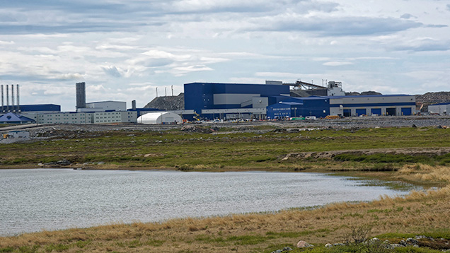Building complex at Diavik Building complex at Diavik
