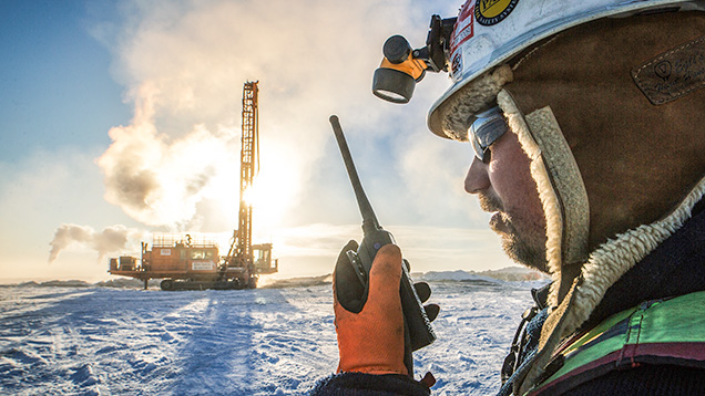 Winter operations at Diavik Winter operations at Diavik