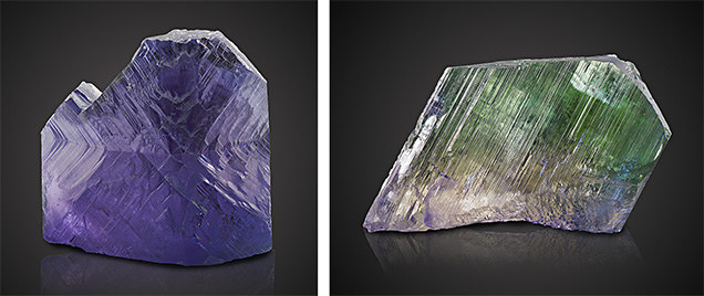 Large rough spodumene crystal exhibiting pleochroism.