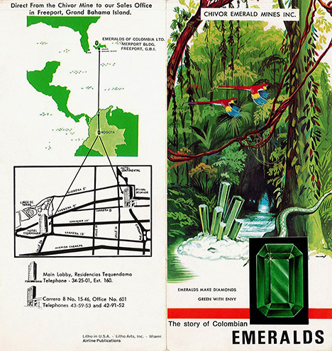 1960s ad for Chivor emeralds 1960s ad for Chivor emeralds