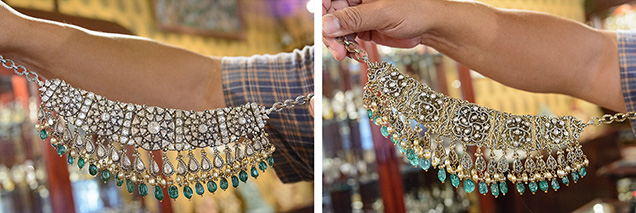Reversible piece with Indian and Russian styles