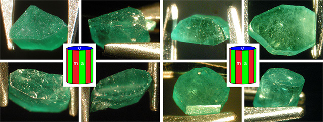 Emeralds grown by Nacken from molybdenum and molybdenum-vanadium fluxes Emeralds grown by Nacken from molybdenum and molybdenum-vanadium fluxes