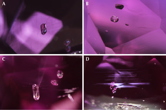 Inclusions in Tanzanian alexandrite Inclusions in Tanzanian alexandrite