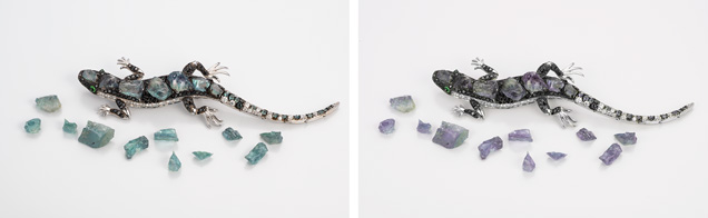 Rough and faceted alexandrite from Lake Manyara, Tanzania Rough and faceted alexandrite from Lake Manyara, Tanzania