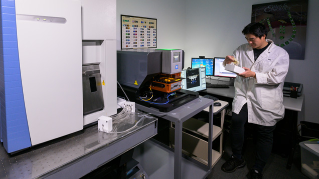 LA-ICP-MS instrument LA-ICP-MS instrument