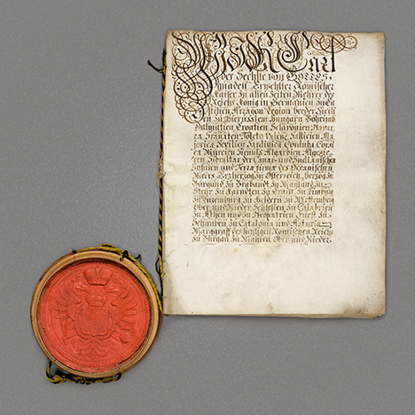 Figure 7. First page of the privilege of Emperor Karl VI for Johann Jacob Vogel and Johann Paul Rotgängel, 1714. Courtesy of the Historical Archive of the City of Nuremberg (see footnote 5). Figure 7. First page of the privilege of Emperor Karl VI for Johann Jacob Vogel and Johann Paul Rotgängel, 1714. Courtesy of the Historical Archive of the City of Nuremberg (see footnote 5).