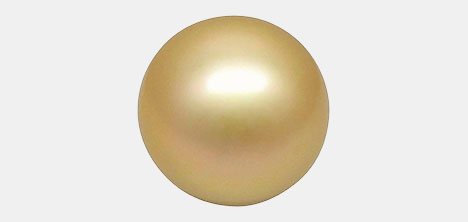 Undrilled round measuring 9.81 mm with a strong orangy yellow bodycolor assigned with pearl masters. Undrilled round measuring 9.81 mm with a strong orangy yellow bodycolor assigned with pearl masters.