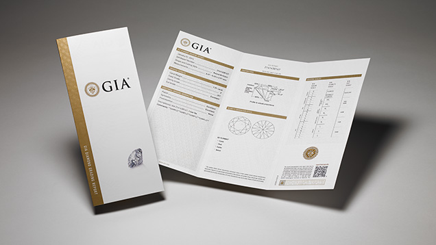 GIA 钻石鉴定证书利用 4C 标准对钻石质量进行整体评估。查看<a href= GIA 钻石鉴定证书利用 4C 标准对钻石质量进行整体评估。查看<a href=
