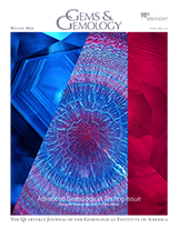 Gems & Gemology, Winter 2024, Vol. 60, No. 4 Gems & Gemology, Winter 2024, Vol. 60, No. 4