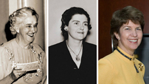 Beatrice Shipley, Eunice Miles, Alice Keller 