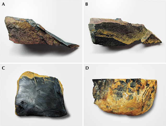 Black nephrite rough from Guangxi Black nephrite rough from Guangxi