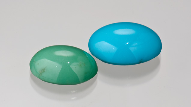 Different colors of turquoise. Different colors of turquoise.
