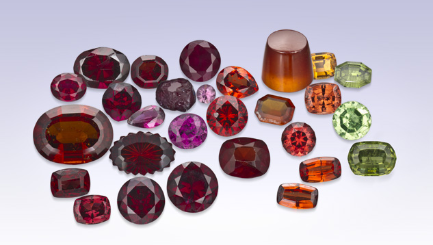 Wide Variety of Garnets Wide Variety of Garnets